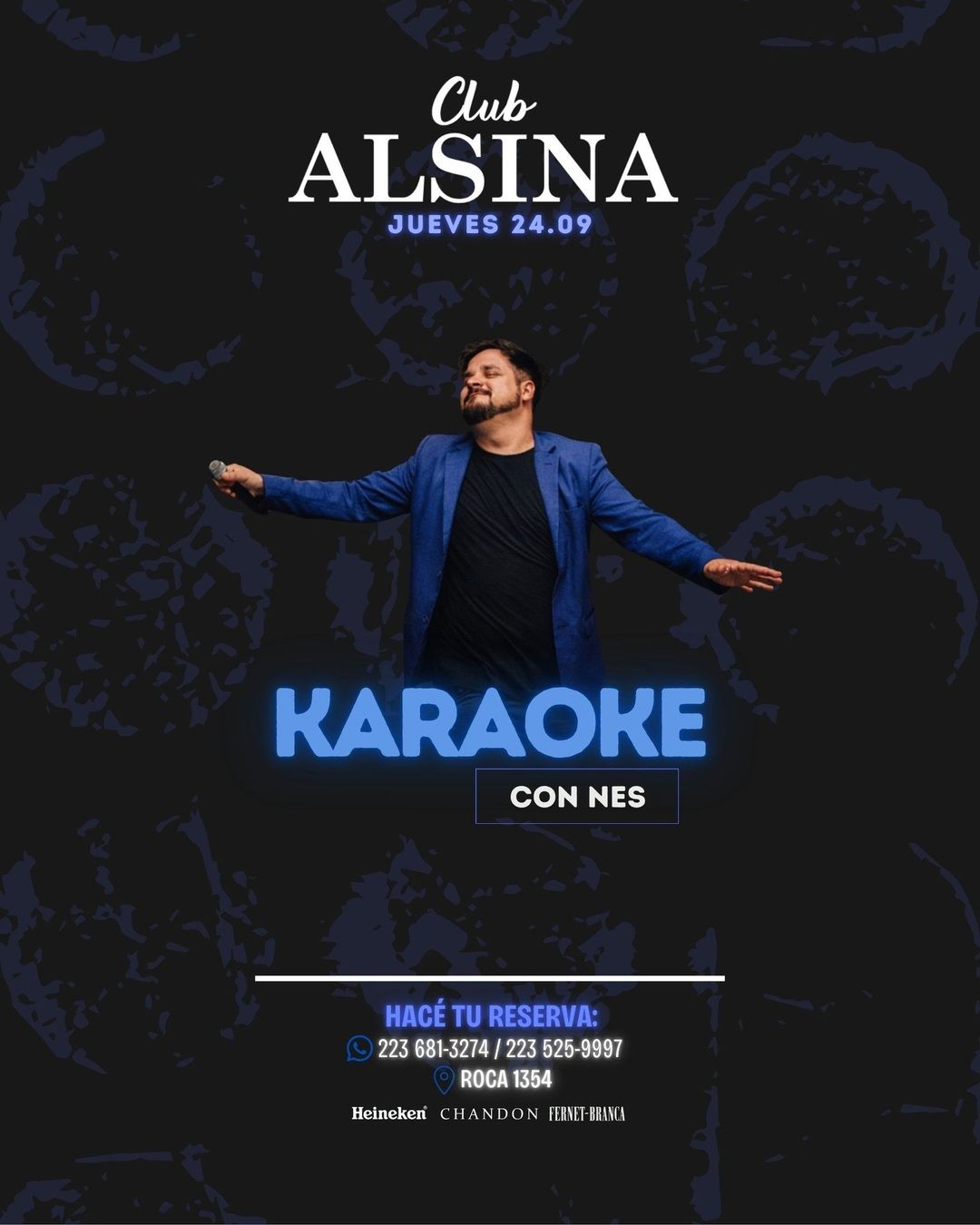 Jueves de karaoke con Nes en Club Alsina!