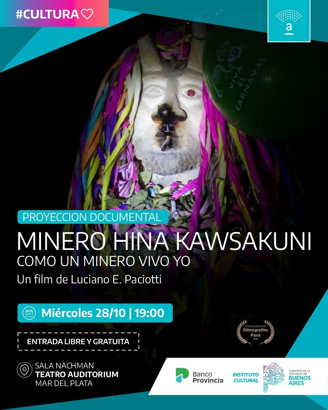 Minero Hina Kawsakuni, Como un minero vivo yo